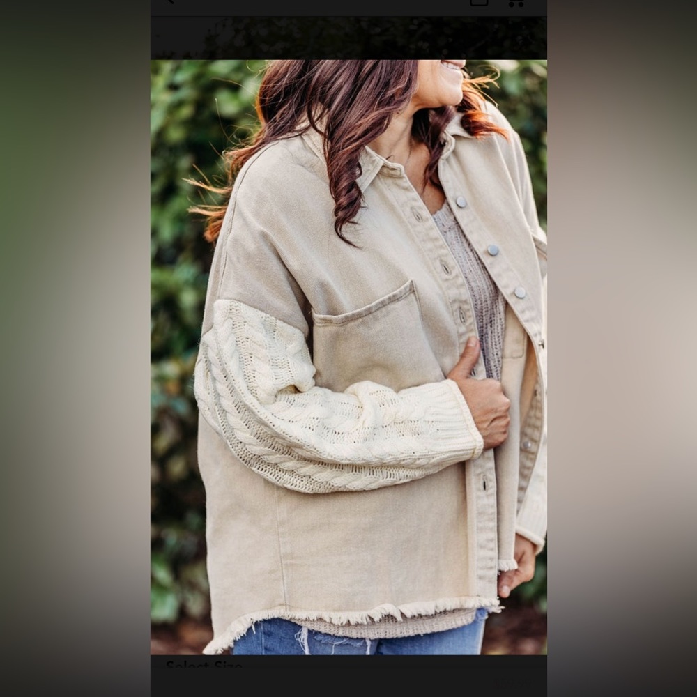 Knit Sweater Shacket